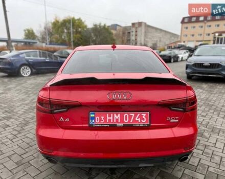 Красный Ауди А4, объемом двигателя 1.98 л и пробегом 222 тыс. км за 11800 $, фото 4 на Automoto.ua