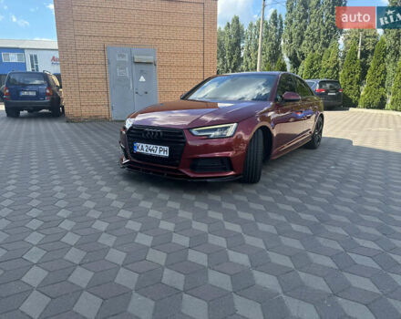 Красный Ауди А4, объемом двигателя 1.98 л и пробегом 100 тыс. км за 22400 $, фото 1 на Automoto.ua