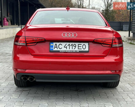 Красный Ауди А4, объемом двигателя 1.97 л и пробегом 160 тыс. км за 24500 $, фото 5 на Automoto.ua