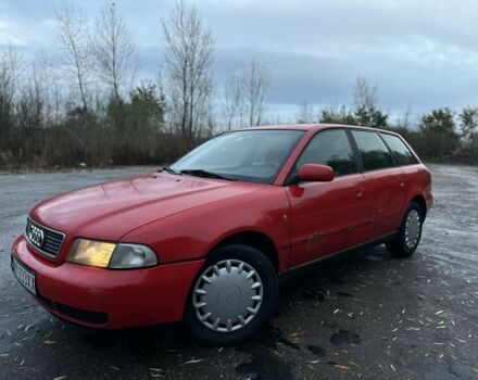 Красный Ауди А4, объемом двигателя 1.9 л и пробегом 380 тыс. км за 1750 $, фото 1 на Automoto.ua