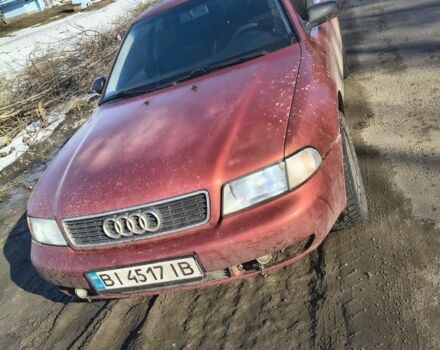 Красный Ауди А4, объемом двигателя 1.8 л и пробегом 400 тыс. км за 2300 $, фото 1 на Automoto.ua