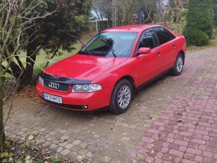 Красный Ауди А4, объемом двигателя 1.9 л и пробегом 420 тыс. км за 4200 $, фото 1 на Automoto.ua