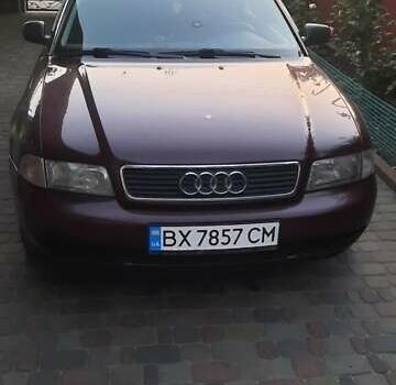 Красный Ауди А4, объемом двигателя 1.8 л и пробегом 255 тыс. км за 3500 $, фото 1 на Automoto.ua