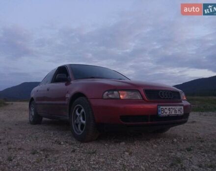 Красный Ауди А4, объемом двигателя 1.9 л и пробегом 407 тыс. км за 2800 $, фото 1 на Automoto.ua