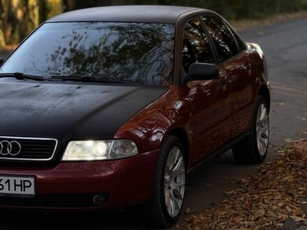 Красный Ауди А4, объемом двигателя 1.8 л и пробегом 240 тыс. км за 2400 $, фото 1 на Automoto.ua