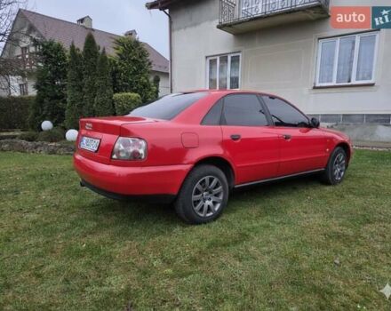 Красный Ауди А4, объемом двигателя 1.78 л и пробегом 585 тыс. км за 3700 $, фото 1 на Automoto.ua