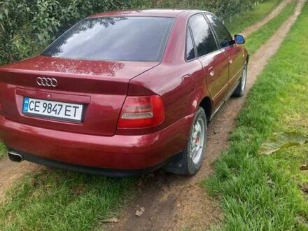 Красный Ауди А4, объемом двигателя 1.78 л и пробегом 400 тыс. км за 4200 $, фото 1 на Automoto.ua
