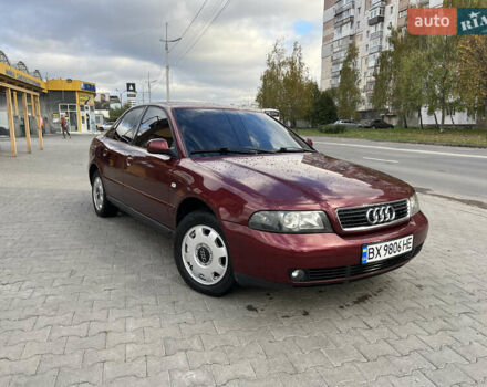 Красный Ауди А4, объемом двигателя 1.6 л и пробегом 226 тыс. км за 4300 $, фото 1 на Automoto.ua