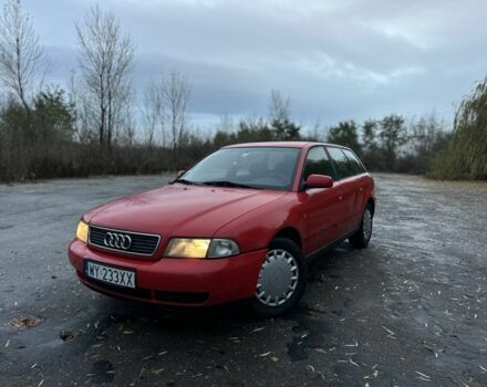 Красный Ауди А4, объемом двигателя 1.9 л и пробегом 380 тыс. км за 1750 $, фото 1 на Automoto.ua