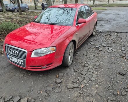 Червоний Ауді А4, об'ємом двигуна 2 л та пробігом 328 тис. км за 3000 $, фото 1 на Automoto.ua