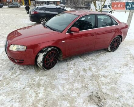 Красный Ауди А4, объемом двигателя 1.98 л и пробегом 225 тыс. км за 6500 $, фото 1 на Automoto.ua