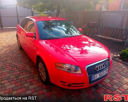 Червоний Ауді А4, об'ємом двигуна 2 л та пробігом 150 тис. км за 5750 $, фото 1 на Automoto.ua