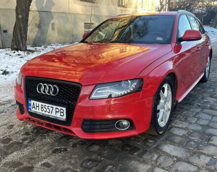 Красный Ауди А4, объемом двигателя 1.98 л и пробегом 318 тыс. км за 7600 $, фото 1 на Automoto.ua