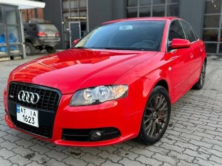 Ауді А4 2008 у Калуше на Automoto.ua Червоний Ауді А4, об'ємом двигуна 2 л та пробігом 294 тис. км за 7099 $, фото 1 на Automoto.ua