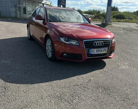 Красный Ауди А4, объемом двигателя 1.8 л и пробегом 207 тыс. км за 7600 $, фото 1 на Automoto.ua