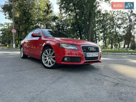 Ауди А4 2009 в Виннице на Automoto.ua Красный Ауди А4, объемом двигателя 1.98 л и пробегом 241 тыс. км за 7950 $, фото 1 на Automoto.ua