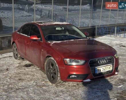 Красный Ауди А4, объемом двигателя 2 л и пробегом 252 тыс. км за 11900 $, фото 1 на Automoto.ua