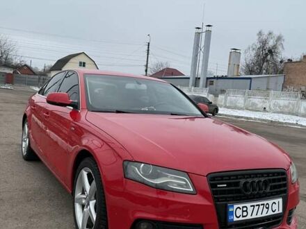 Ауди А4 2012 в Прилуках на Automoto.ua Красный Ауди А4, объемом двигателя 1.98 л и пробегом 199 тыс. км за 10600 $, фото 1 на Automoto.ua