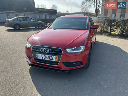 Ауди А4 2013 в Черкассах на Automoto.ua Красный Ауди А4, объемом двигателя 2 л и пробегом 219 тыс. км за 10500 $, фото 1 на Automoto.ua