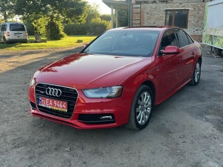 Красный Ауди А4, объемом двигателя 2 л и пробегом 196 тыс. км за 12800 $, фото 1 на Automoto.ua