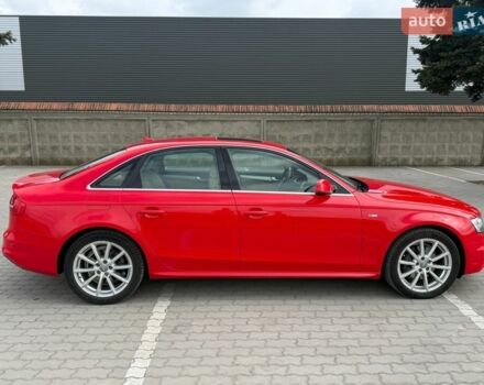 Красный Ауди А4, объемом двигателя 2 л и пробегом 122 тыс. км за 15000 $, фото 1 на Automoto.ua