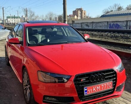 Красный Ауди А4, объемом двигателя 2 л и пробегом 171 тыс. км за 13500 $, фото 1 на Automoto.ua