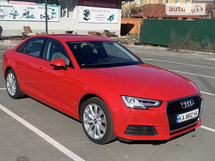 Ауді А4 2018 у Києві на Automoto.ua Червоний Ауді А4, об'ємом двигуна 1.4 л та пробігом 150 тис. км за 19000 $, фото 1 на Automoto.ua