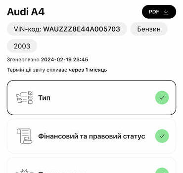 Ауди А4, объемом двигателя 2.39 л и пробегом 302 тыс. км за 4800 $, фото 19 на Automoto.ua