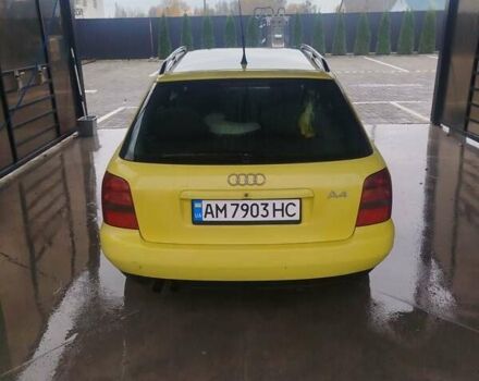 Жовтий Ауді А4, об'ємом двигуна 1.8 л та пробігом 200 тис. км за 2500 $, фото 1 на Automoto.ua