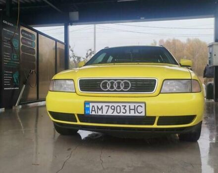 Жовтий Ауді А4, об'ємом двигуна 1.8 л та пробігом 200 тис. км за 2500 $, фото 4 на Automoto.ua