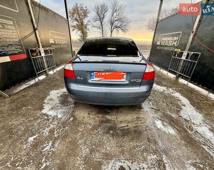 Серый Ауди А4, объемом двигателя 2.5 л и пробегом 370 тыс. км за 5000 $, фото 4 на Automoto.ua