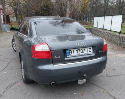 Серый Ауди А4, объемом двигателя 2 л и пробегом 290 тыс. км за 4200 $, фото 1 на Automoto.ua