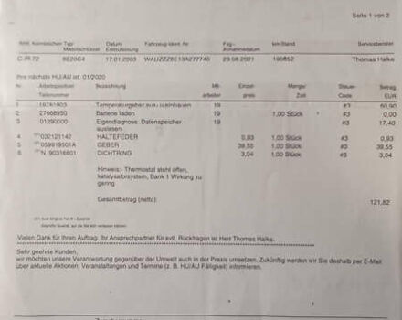 Серый Ауди А4, объемом двигателя 1.6 л и пробегом 207 тыс. км за 5999 $, фото 63 на Automoto.ua