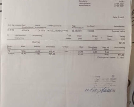 Сірий Ауді А4, об'ємом двигуна 1.6 л та пробігом 207 тис. км за 5999 $, фото 146 на Automoto.ua