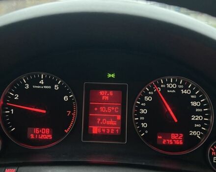 Сірий Ауді А4, об'ємом двигуна 2 л та пробігом 275 тис. км за 5800 $, фото 7 на Automoto.ua