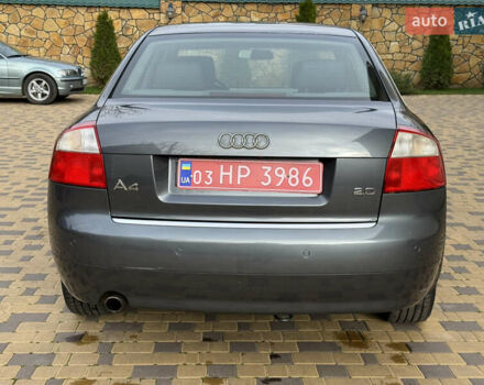 Серый Ауди А4, объемом двигателя 2 л и пробегом 220 тыс. км за 5750 $, фото 4 на Automoto.ua