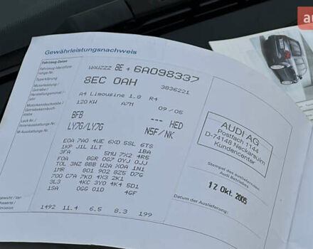 Сірий Ауді А4, об'ємом двигуна 1.8 л та пробігом 257 тис. км за 6799 $, фото 86 на Automoto.ua