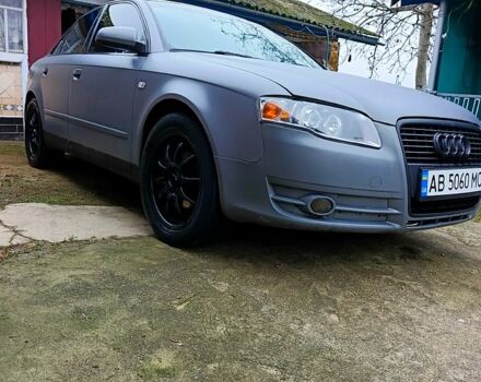 Серый Ауди А4, объемом двигателя 2 л и пробегом 300 тыс. км за 6700 $, фото 1 на Automoto.ua