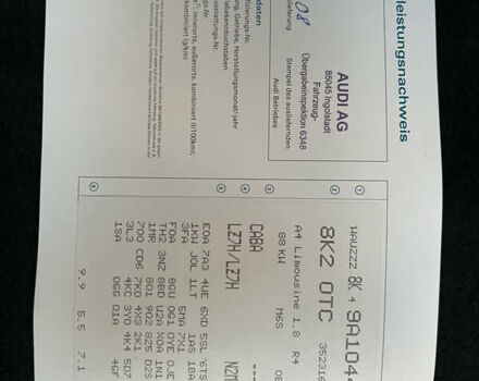 Серый Ауди А4, объемом двигателя 1.8 л и пробегом 210 тыс. км за 8900 $, фото 39 на Automoto.ua