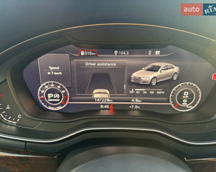 Сірий Ауді А4, об'ємом двигуна 1.98 л та пробігом 147 тис. км за 19300 $, фото 25 на Automoto.ua