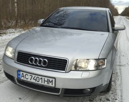 Серый Ауди А4, объемом двигателя 1.8 л и пробегом 220 тыс. км за 3500 $, фото 1 на Automoto.ua