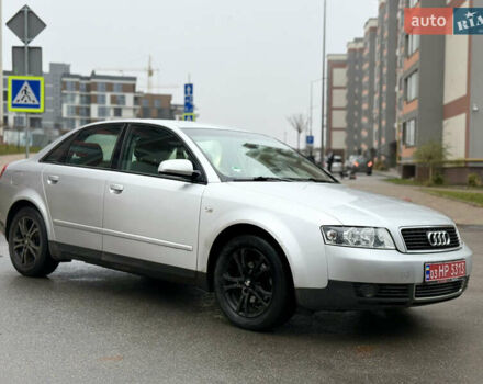 Сірий Ауді А4, об'ємом двигуна 1.6 л та пробігом 206 тис. км за 4450 $, фото 1 на Automoto.ua