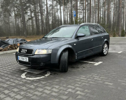 Серый Ауди А4, объемом двигателя 2.5 л и пробегом 347 тыс. км за 4300 $, фото 1 на Automoto.ua
