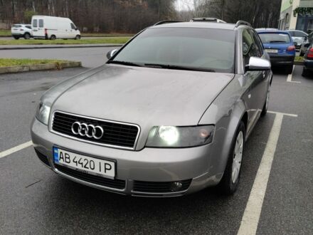 Сірий Ауді А4, об'ємом двигуна 1.8 л та пробігом 269 тис. км за 4499 $, фото 1 на Automoto.ua