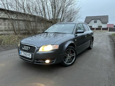 Серый Ауди А4, объемом двигателя 2 л и пробегом 315 тыс. км за 6000 $, фото 1 на Automoto.ua