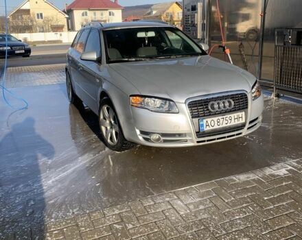 Серый Ауди А4, объемом двигателя 2 л и пробегом 350 тыс. км за 4300 $, фото 1 на Automoto.ua