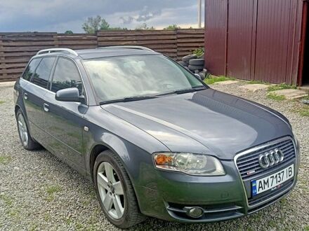 Сірий Ауді А4, об'ємом двигуна 1.9 л та пробігом 240 тис. км за 6400 $, фото 1 на Automoto.ua