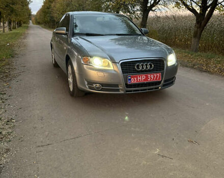 Серый Ауди А4, объемом двигателя 2 л и пробегом 200 тыс. км за 6500 $, фото 1 на Automoto.ua