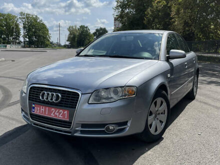 Сірий Ауді А4, об'ємом двигуна 2 л та пробігом 217 тис. км за 7600 $, фото 1 на Automoto.ua