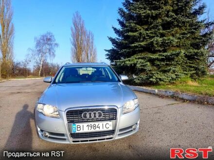 Серый Ауди А4, объемом двигателя 2 л и пробегом 220 тыс. км за 7000 $, фото 1 на Automoto.ua